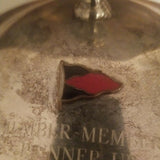 Vintage Silvered Rare Yachting Cup Trophy