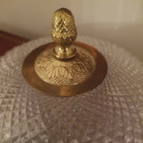 Vintage Baccarat Crystal Pair Of Light Fixtures