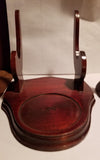 Vintage Wood Cup and Saucer Holders - Diamonds Sapphires Rubies Emeralds