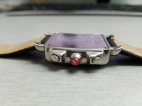 Michele Watch 71-600 B13686SS Swiss Movement Stainless Steel Case WateResistant - Diamonds Sapphires Rubies Emeralds