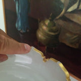 19th century French Opaline Baccarat Jeweled Centerpiece