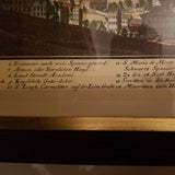 Vienna Austria 1740 Copper Etching Johann Friedrich Probst