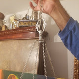 Vintage Venetian Petite Beaded Chandelier
