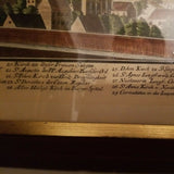 Vienna Austria 1740 Copper Etching Johann Friedrich Probst