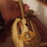 Vintage Designer Mid Century Modern Gold Sconces