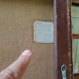 Vintage Mid Century Modern  Signed Judaica Painting