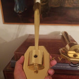Vintage Designer Mid Century Modern Gold Sconces