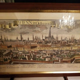 Vienna Austria 1740 Copper Etching Johann Friedrich Probst