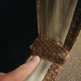 Massive Oversized Tufted Designer Fringed Ottoman