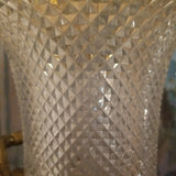 Vintage Baccarat Large Crystal and Bronze Centerpiece Urn