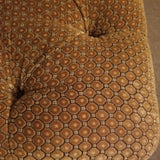 Massive Oversized Tufted Designer Fringed Ottoman