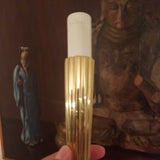 Vintage Designer Mid Century Modern Gold Sconces