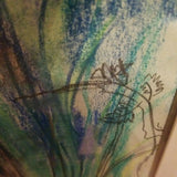 Vintage African American Painting Of Young Boy Signed