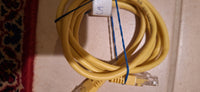 4' Cat5e Cable Network Wire Internet Patch Ethernet UTP Yellow