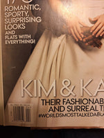 Vogue Magazine April 2014 Issue "Kim & Kanye, Their Fashionable Life" IMPERFECT!