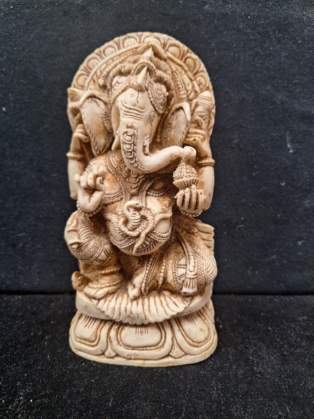 Carved Elephant Buddha 7.5" X 4.0" #9808