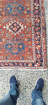 Hand Knotted All Wool Oriental Rug 3 X 5 Vintage 1950's