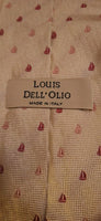 100% Silk Tie Made in Italy Louis Dell'Olio with Sail Boats