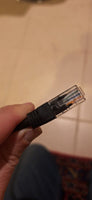 1' Ethernet Network Cable Black