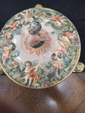 Capodimonte Decorative Bowl Made In Italy 2160 6" Diameter 4" Tall