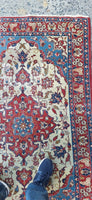 Hand Knotted All Wool 5-7 x 3-6 circa 1940's Genuine Oriental Rug