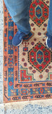 Hand Knotted All Wool Turkistan Rug 3' X 5' Vintage 1980's