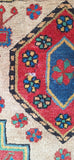 Hand Knotted All Wool Turkistan Rug 3' X 5' Vintage 1980's