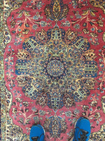 Antique Hand Knotted Woven Oriental Rug All Wool Woven Specially for Dilmaghani