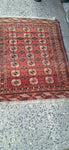 Vintage Hand Knotted Yamud Oriental Rug Wool Foundation 4 x 5