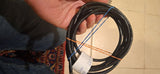 7' Network Cable Black BROKEN LATCH AT ONE END!!!