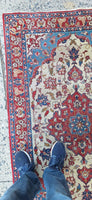 Hand Knotted All Wool 5-7 x 3-6 circa 1940's Genuine Oriental Rug