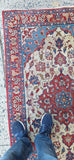 Hand Knotted All Wool 5-7 x 3-6 circa 1940's Genuine Oriental Rug