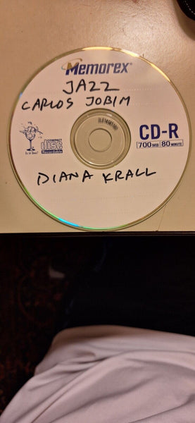 Homemade Music CD including  Antônio Carlos Jobim, Diana Krall, and Jazz Music