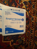 Dynarex Surgical Gauze Sponges Pouches Sterile 4"x 4"  8 Ply  17 Count (8 used)