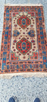 Hand Knotted All Wool Turkistan Rug 3' X 5' Vintage 1980's