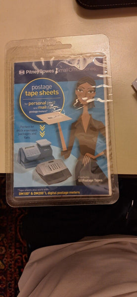 Pitney Bowes Postage TAPE Sheets #612-9 Compatible With DM100 & 200L