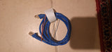 ICC 5'  Cat 5e Ethernet Patch Network Cable 350 MHZ High Performance Blue