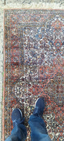 Hand Knotted Silk Indian Oriental Rug 4 X 6 Circa 1970's