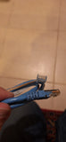 3ft Belkin Cat5e BluePatch Network Cable BOTH LATCHES BROKEN!!!!