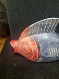 Handcarved Stone Fish Possibly African 11" X 5.5" #91208