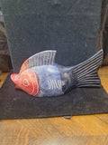 Handcarved Stone Fish Possibly African 11" X 5.5" #91208