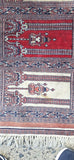 Hand Knotted All Wool Bokhara Rug 2 X 3 Signed Ferdowsi