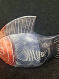 Handcarved Stone Fish Possibly African 11" X 5.5" #91208