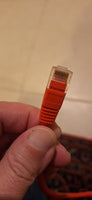 1' Ethernet Network Cable Red