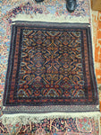 Antique Early 20th Century Wool Foundation Rug 32" X  36"