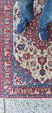 Hand Knotted All Wool 5-7 x 3-6 circa 1940's Genuine Oriental Rug