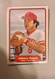 Johnny Bench 1982 Fleer 57 Baseball Card IMPERFECT CONDITION, SEE PICS