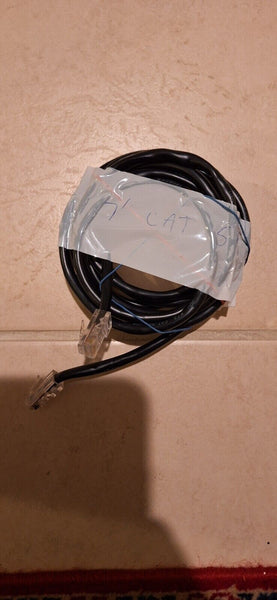 7' CAT5e Black Ethernet/ Network Cable UTP