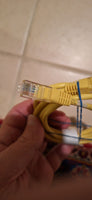 4' Cat5e Cable Network Wire Internet Patch Ethernet UTP Yellow