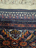 Antique Early 20th Century Wool Foundation Rug 32" X  36"